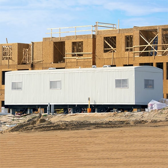our construction & jobsite shower trailers are designed for use in remote locations and can be equipped with water and power solutions